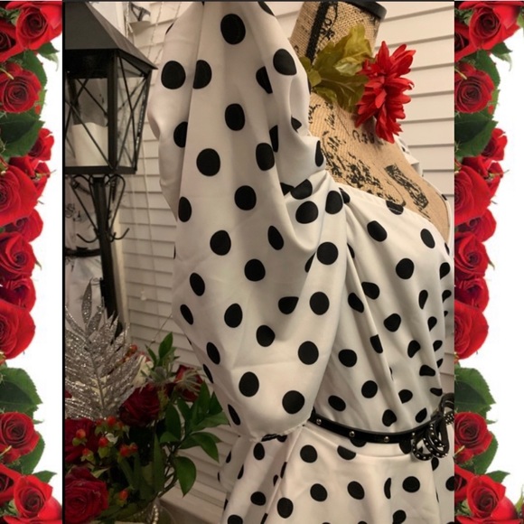 CQ by CQ POLKA DOT PRINT MINI DRESS - Picture 6 of 9